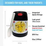 *NEW 2026* Thermos FUNtainer Stainless Steel 10oz/290mL Food Jar with Fold-able Spoon, Pokemon