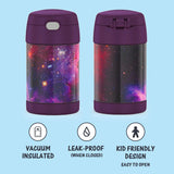 THERMOS 16oz/470ml Stainless Steel Vacuum Insulated Food Jar with Spoon (Galaxy Series)