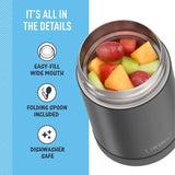 Thermos FUNtainer 470mL Stainless Steel Food Jar with S/S Spoon (F31101 Series)