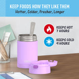 Thermos FUNtainer 470mL Stainless Steel Food Jar with S/S Spoon (F31101 Series)
