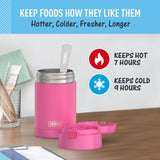 Thermos FUNtainer 470mL Stainless Steel Food Jar with S/S Spoon (F31101 Series)
