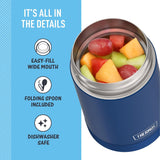 Thermos FUNtainer 470mL Stainless Steel Food Jar with S/S Spoon (F31101 Series)