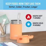 Thermos FUNtainer 470mL Stainless Steel Food Jar with S/S Spoon (F31101 Series)