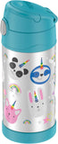 Thermos FUNtainer Stainless Steel 12oz/355mL Straw Bottle - Magical Unicorn