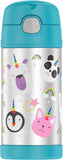 Thermos FUNtainer Stainless Steel 12oz/355mL Straw Bottle - Magical Unicorn