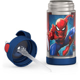 Thermos FUNtainer Stainless Steel 12oz/355mL Straw Bottle - Spiderman
