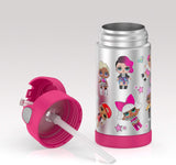 Thermos FUNtainer Stainless Steel 12oz/355mL Straw Bottle - L.O.L. Surprise
