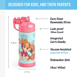 *NEW 2025* Thermos FUNtainer Stainless Steel 14oz/410mL Straw Bottle - Paw Patrol