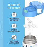 *NEW 2026* Thermos FUNtainer Stainless Steel 14oz/410mL Straw Bottle - Bluey