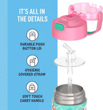 *NEW* Thermos FUNtainer Stainless Steel 14oz/410mL Straw Bottle - Paw Patrol