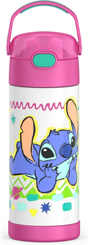 *NEW 2025* Thermos FUNtainer Stainless Steel 14oz/410mL Straw Bottle - Lilo & Stitch