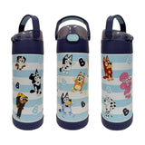 *NEW 2026* Thermos FUNtainer Stainless Steel 14oz/410mL Straw Bottle - Bluey