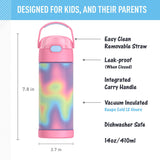 *NEW 2026* Thermos FUNtainer Stainless Steel 14oz/410mL Straw Bottle - Non-Licensed (Copy)