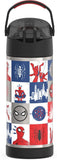 *NEW 2026* Thermos FUNtainer Stainless Steel 14oz/410mL Straw Bottle - Spiderman