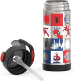 *NEW 2026* Thermos FUNtainer Stainless Steel 14oz/410mL Straw Bottle - Spiderman