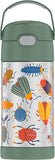 *NEW* Thermos FUNtainer Stainless Steel 12oz/355mL Straw Bottle - Non-Licensed