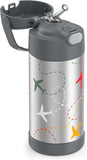 *NEW* Thermos FUNtainer Stainless Steel 12oz/355mL Straw Bottle - Non-Licensed