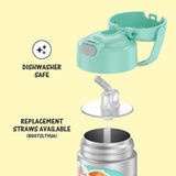Thermos FUNtainer Stainless Steel 12oz/355mL Straw Bottle - Disney Frozen