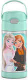 Thermos FUNtainer Stainless Steel 12oz/355mL Straw Bottle - Disney Frozen