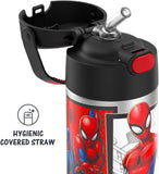 Thermos FUNtainer Stainless Steel 12oz/355mL Straw Bottle - Spider-man