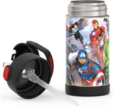 Thermos FUNtainer Stainless Steel 12oz. Straw Bottle - Marvel Avengers
