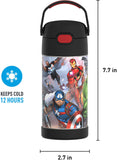 Thermos FUNtainer Stainless Steel 12oz. Straw Bottle - Marvel Avengers