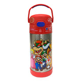 Thermos FUNtainer Stainless Steel 12oz/355mL Straw Bottle - Super Mario Brothers