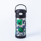 Thermos FUNtainer Stainless Steel 12oz/355mL Straw Bottle - Minecraft