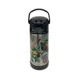 *NEW* Thermos FUNtainer Stainless Steel 12oz/355mL Straw Bottle - Teenage Mutant Ninja Turtles