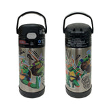 *NEW* Thermos FUNtainer Stainless Steel 12oz/355mL Straw Bottle - Teenage Mutant Ninja Turtles