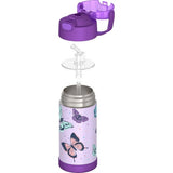 Thermos FUNtainer Stainless Steel 12oz/355mL Straw Bottle - Non-Licensed