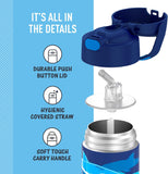 Thermos FUNtainer Stainless Steel 12oz/355mL Straw Bottle - Non-Licensed