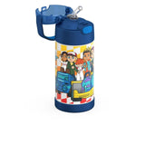 Thermos FUNtainer Stainless Steel 12oz/355mL Straw Bottle - Hot Wheels