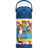 Thermos FUNtainer Stainless Steel 12oz/355mL Straw Bottle - Hot Wheels