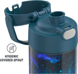 THERMOS FUNTAINER 16oz/470mL Stainless Steel Vacuum Insulated Bottle with Wide Spout Lid (Galaxy Series)