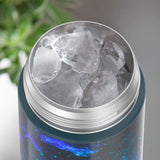 THERMOS FUNTAINER 16oz/470mL Stainless Steel Vacuum Insulated Bottle with Wide Spout Lid (Galaxy Series)