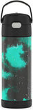 THERMOS FUNTAINER 16oz/470mL Stainless Steel Vacuum Insulated Bottle with Wide Spout Lid (Galaxy Series)