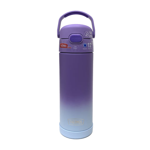 *NEW* THERMOS FUNTAINER 16oz/470mL Stainless Steel Vacuum Insulated Bottle with Wide Spout Lid, Purple Ombre