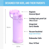 *NEW 2025* Thermos FUNtainer Stainless Steel 16oz/470mL Bottle with Spout (F42100 Series)