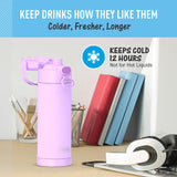 *NEW 2025* Thermos FUNtainer Stainless Steel 16oz/470mL Bottle with Spout (F42100 Series)