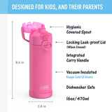 *NEW 2025* Thermos FUNtainer Stainless Steel 16oz/470mL Bottle with Spout (F42100 Series)