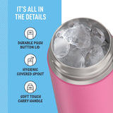 *NEW 2025* Thermos FUNtainer Stainless Steel 16oz/470mL Bottle with Spout (F42100 Series)