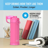 *NEW 2025* Thermos FUNtainer Stainless Steel 16oz/470mL Bottle with Spout (F42100 Series)