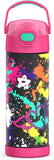 *NEW 2024* THERMOS FUNTAINER 16oz/470mL Stainless Steel Vacuum Insulated Bottle with Spout Lid, Graffiti