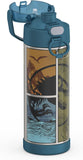 Thermos 470ml/16oz FUNtainer Water Bottle w/ Spout and Locking Lid - Jurassic World