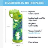 *NEW 2026* Thermos FUNtainer Stainless Steel 16oz/470mL Bottle with Spout (Non-Licensed)