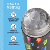 *NEW 2026* Thermos FUNtainer Stainless Steel 16oz/470mL Bottle with Spout (Non-Licensed)
