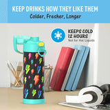*NEW 2026* Thermos FUNtainer Stainless Steel 16oz/470mL Bottle with Spout (Non-Licensed)