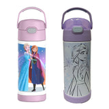 *NEW 2025* Thermos FUNtainer Stainless Steel 14oz/410mL Straw Bottle - Frozen