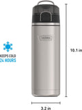 Thermos ICON Series Stainless Steel Water Bottle with Spout, 24oz/710mL (IS2202)